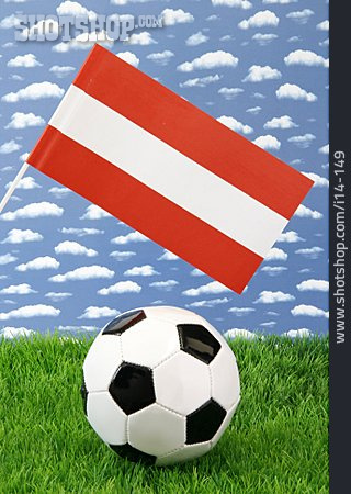 
                Fußball, österreich, Nationalflagge                   