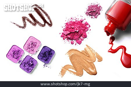 
                Beauty & Kosmetik, Farbprobe, Kosmetikprodukt                   