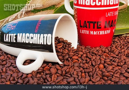 
                Kaffeebohne, Latte Macchiato                   