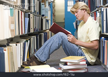 
                Lernen, Bibliothek, Student                   