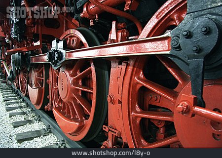 
                Historische Technik, Lokomotive, Radsatz                   