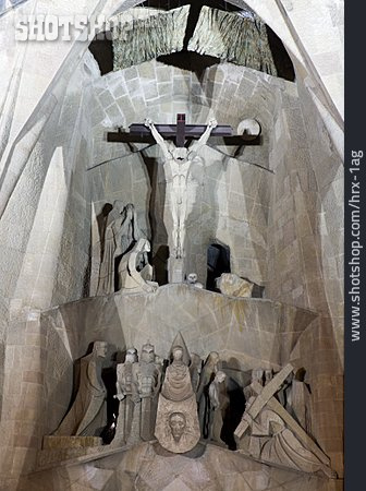 
                Christentum, Sagrada Familia, Kreuzigung                   