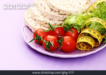 
                Gemüse, Diät, Maßband                   