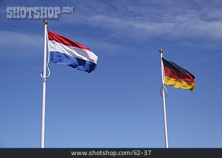 
                Deutschland, Flagge, Niederlande                   