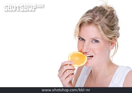 
                Junge Frau, Frau, Vitamin C                   