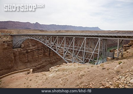 
                Brücke, Bogenbrücke, Navajo Bridge                   