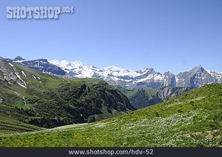 
                Schweiz, Gebirgslandschaft, Berner Oberland                   