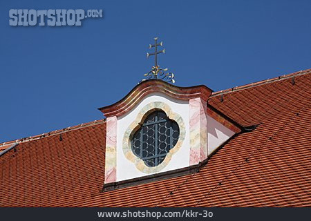 
                Bad Tölz, Dachgaube, Heilig-kreuz-kirche                   