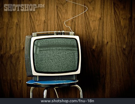 
                Fernsehen, Retro, Fernseher, Sendeempfang                   