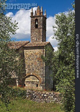 
                Kirche, Monteriggioni, Santa Maria Assunta                   