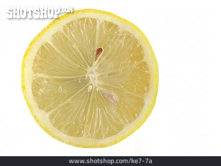 
                Halved, Lemon Portion, Lemon                   
