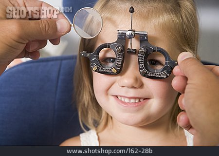 
                Girl, Oculist, Eye Test                   