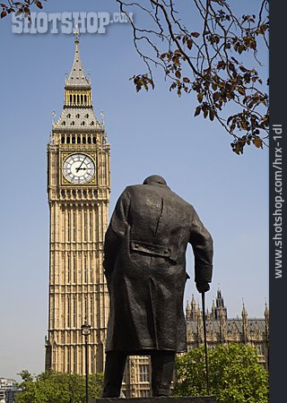 
                Big Ben, Churchill-denkmal                   