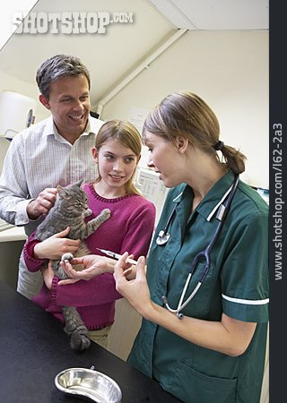 
                Impfung, Tierarztbesuch, Tierarztpraxis                   