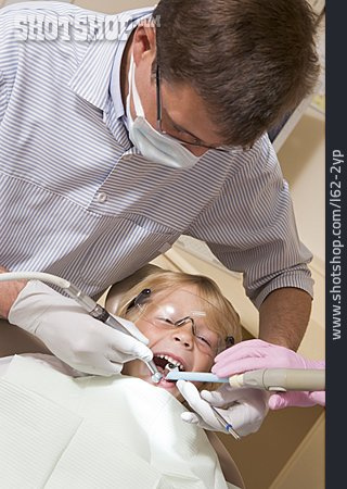 
                Junge, Zahnarzt, Behandlung                   