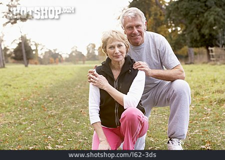 
                Sport & Fitness, Park, Sportlich, Ehepaar                   