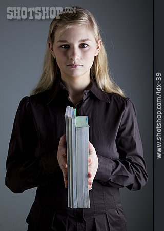 
                Book, Schoolgirl, Student                   