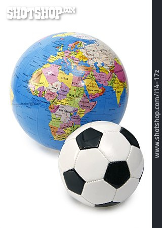 
                Fußball, Wasserball, Weltsport, Globus                   