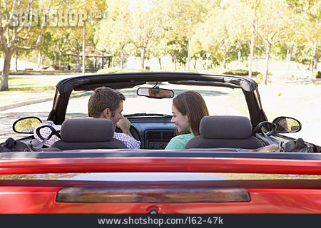 
                Couple, Road Trip, Car Driver, Convertible                   