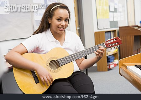 
                Schoolgirl, Music Lessons                   