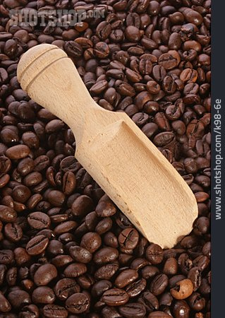 
                Holzlöffel, Kaffeebohne                   
