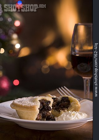 
                Pastete, Weihnachtsessen, Fleischpastete, Mince Meat Pie                   