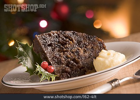 
                Nachspeise, Englische Küche, Weihnachtspudding                   