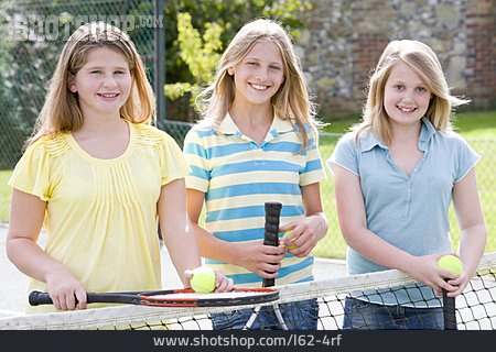 
                Freundschaft, Sport & Fitness, Tennisspielerin                   