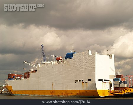 
                Hamburg, Containerschiff, Containerhafen                   