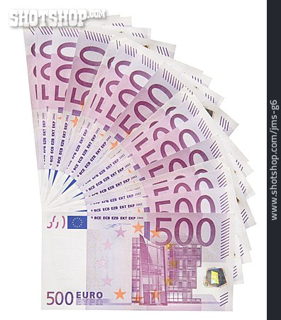 
                Euro, Geldschein, 500, Geldfächer                   