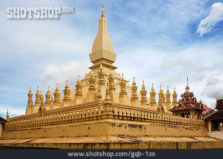 
                Tempelanlage, Stupa, Pha That Luang                   
