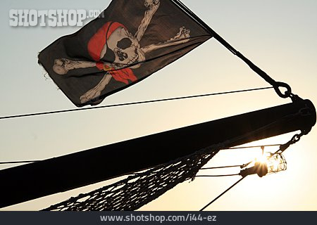 
                Piraterie, Piratenfahne                   