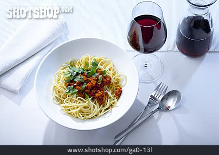 
                Nudelgericht, Spaghetti, Spaghetti Bolognese                   