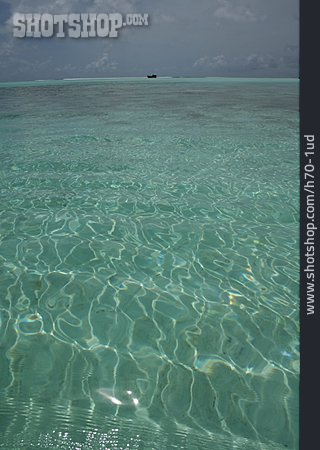 
                Horizont, Meer, Malediven, Indischer Ozean                   