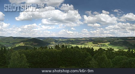 
                Landschaft, Rothaargebirge, Hochsauerland                   