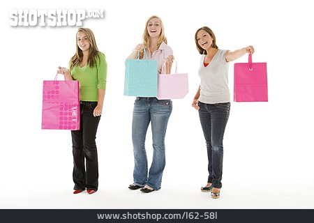 
                Teenager, Einkauf & Shopping, Einkaufen, Freundinnen                   