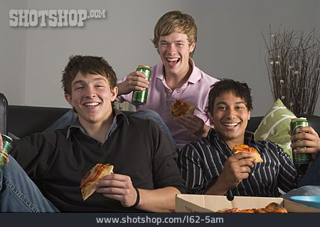 
                Adolescent, Eating & Drinking, Fast Food, Together                   