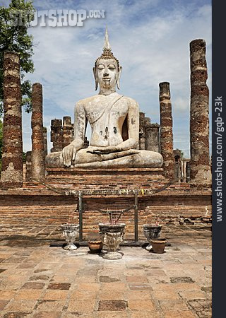 
                Buddha, Geschichtspark Sukhothai                   