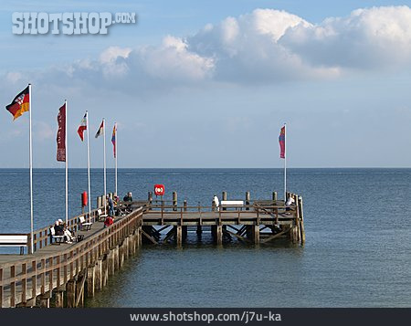 
                Nordsee, Seebrücke, Wyk                   