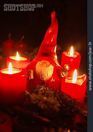 
                Kerzenschein, Vierter Advent, Wichtel                   