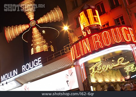 
                Sehenswürdigkeit, Paris, Moulin Rouge                   