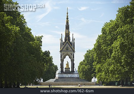 
                London, Albert Memorial, Kensington Gardens                   