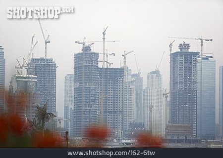 
                Hochhaus, Dubai, Baustelle, Bauboom                   