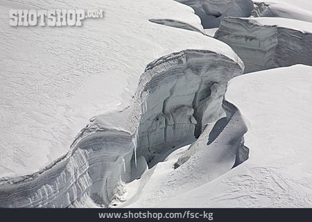 
                Gletscher, Gletscherspalte, Aletschgletscher                   