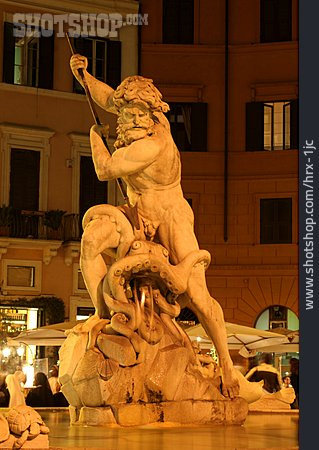 
                Neptunbrunnen, Rom, Piazza Navona                   