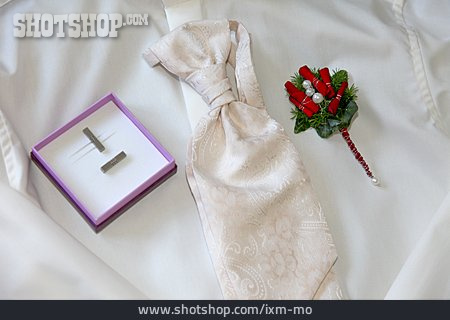 
                Hochzeit, Hemd, Krawatte, Manschettenknöpfe                   