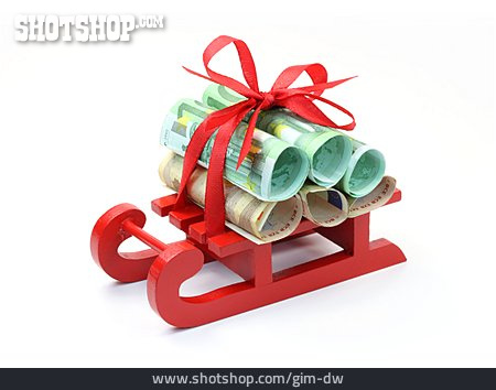 
                Weihnachtsgeschenk, Weihnachtsgeld, Geldgeschenk                   