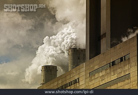 
                Kraftwerk, Rauchwolke, Emission                   