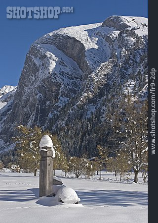 
                Winterlandschaft, Karwendel, Großer Ahornboden                   