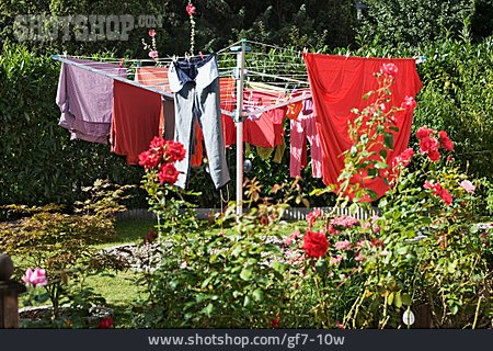 
                Waschtag, Wäschespinne                   